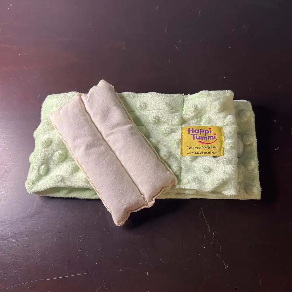 Happi Tummi Green Plush Waistband w/ Herbal Pouch for‎ Baby Colic and Gas Relief - Picture 8 of 8